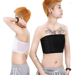 Bustiers Corsets 2022 FTM Transgender Tomboy Trans Lesbian Strapless Chest Binder voorkomen tepel slipontwerp Corset Bha Tube Top