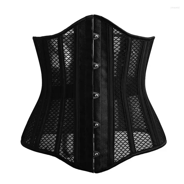 Bustiers Corsets 26 os en acier, ceintures modelantes en tissu mercerisé, entraîneur de taille, Corset décolleté, hauts modelants amincissants