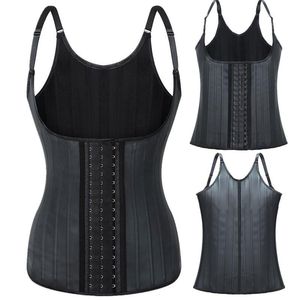 Bustiers Corsets 6XL Femmes Taille Formateur Corset Gilet Latex Minceur Underbust Cincher Pour La Perte De Poids 25 Acier Désossé Shapewear Sablier