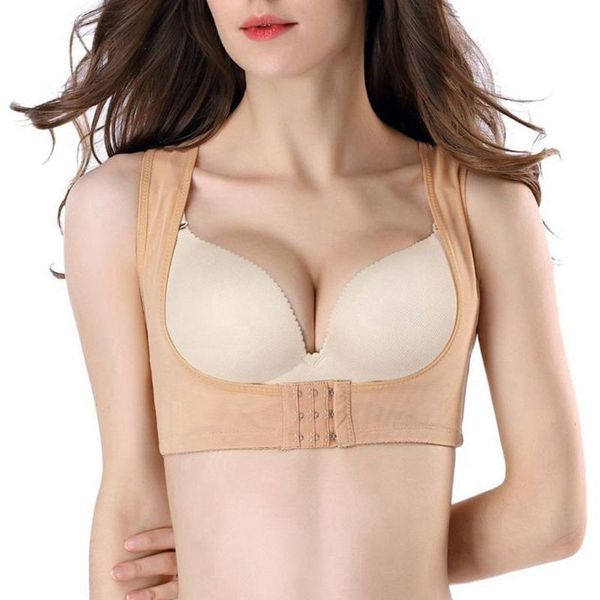 Bustiers Corsets Poitrine Brace Up Pour Femmes X-Strap Retour Soutien Shapewear Tops Posture Correcteur BustiersBustiers