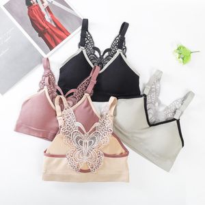 Bustiers Corsés Fashioin Estilo Belleza Espalda Sin costura Hebilla frontal Sujetador push up sexy Ropa interior Sujetador Lencería Bralett inalámbrico sin cables