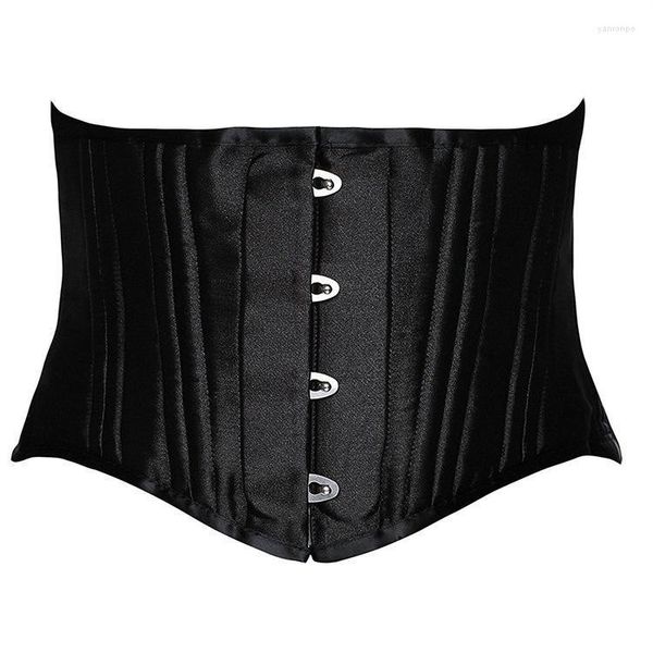 Bustiers Corsés Corsé gótico Mujeres Sexy Underbust Cintura Trainer Shaper Tallas grandes Corpete Corselet Negro Blanco Lencería S-6XLBustiers