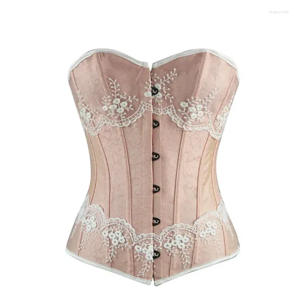 Bustiers Corsets Liste Sexy Lingerie Forme Figure Top Corset Désossé Bretelles Taille À Lacets Overbust Cincher Pour Les Femmes