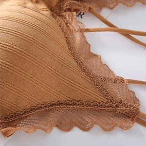 Bustiers korsetten geen rand ondergoed voor vrouwen kanten patroon mooie rug maiden bh naadloze sporen sling linger lingerie comfort mamzono