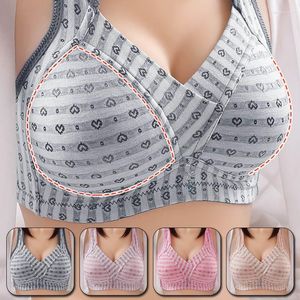 Bustiers Corsés Sin Bordes Sujetador de encaje sexy fino Lencería Copa completa Anti-hundimiento Push-Up Bralette sin costuras Plus Sujetadores de talla grande para mujer Ropa interior