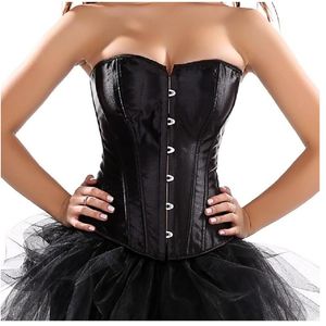 Bustiers Corsés Tallas grandes Bustier Gothic Lace Up Carpetas y moldeadores Overbust Body Shapewear Mujeres Sexy Entrenador de cintura adelgazante Deshuesado # RUBu