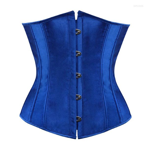 Bustiers Corsets Taille Plus Sexy Corset Costumes Dames Burlesque Corselet Rouge Bleu Noir Rose