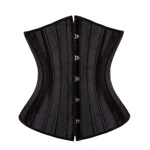 Bustiers Corsets Sexy Bustier Tops Satin Underbust Taille Corset Cincher Minceur Sous-Vêtements 6xl Pour Perte De Poids Vintage TopsBustiers