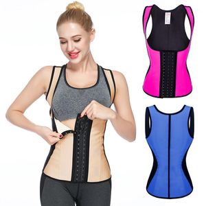 Bustiers Corsets Dames Latex Underbust Corset Taille Trainer Cincher Staal Boned Body Shaper Tummy Control Shapewear Vest Afval Trimmer Wit