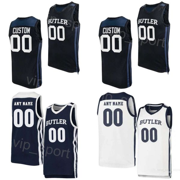 Butler Basketball College 11 Jahmyl Telfort Jerseys Université 5 Posh 4 DJ Davis 23 Andre Screen 22 Connor Turnbull Pierre Brooks Nom personnalisé Numéro Mans Jeune femme