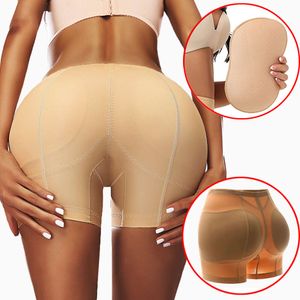 Bout à bout pour femmes Sexy Shapewear Push Up sous-vêtements rembourrés Shaper culottes coussinets faux hanche levage