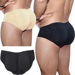 Butt Lifter Mannen Afslanken Ondergoed Body Shaper Nep Heupen Met Padds Sexy Shapewear Korte Gewatteerde Billen Slipje S tot 6XL 240110