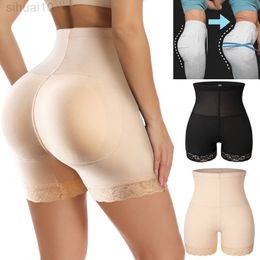 Butt Lifter Tummy Control Body Shapewear Hip Enhancer Shaper Briefs Ropa interior moldeadora sin costuras Sexy Fake Butt acolchado Briefs L220802