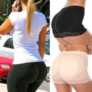 Butt Lifter Vrouwen Booty Enhancer Fake ASS Body Shaper Gewatteerde Slipje Ondergoed Push Up Shorts Lift Bum Hip Slips Kanten broek