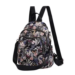 Butterfly Backpack Dames 2024 New Wave Travel Oxford Doek Mevrouw Small Backpack Joker Fashion Canvas Smak Bag Bag