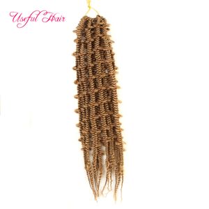 Caja de mariposa trenzas de ganchillo pelo sintético caja Braing extensión de cabello Ombre mariposa Locs Twist Crochet trenzas pelo para mujeres