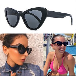 mariposa Cat Eye Gafas de sol Montura gruesa hombres Mujeres Damas Diseñador de moda Lentes de espejo Gafas SPR 13X-F firma grabada Viajes Mujer Protección Uv Adumbral