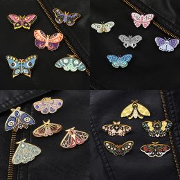 Papillon émail broche dessin animé sorcière animaux broche Badges insecte Punk revers vêtements femmes enfants bijoux sac à dos cadeau pour les amis