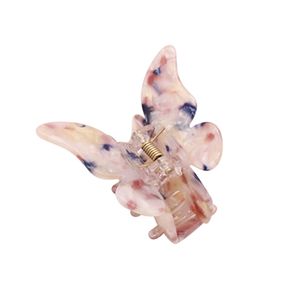 Butterfly Hairpin Clip Acetate Resin Hair Claw Sweet Fairy Gradient Tie-Dye Colored Styling Tools Barrettes for Women Girls