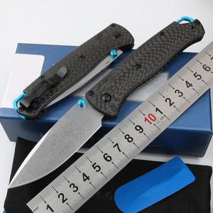 Vlinder Inktmes BM535-3 Zakmes S90V Blade Koolstofvezel/Titanium Legering Handvat Tactische Jacht Vissen EDC Tool Messen