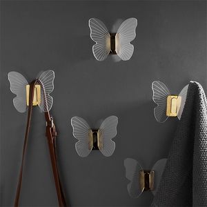 porte-clés de papillon décor mural accessoires de décoration de la maison crochet décoratif s rack de couche Storag 220628