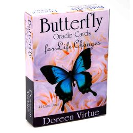 Butterfly Oracles Cards for Life Changes a 44-card Deck and Guidebook Occult Divination Book Sets Beginners Doreen Virtue