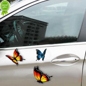 Papillon motif dessin animé voiture autocollant Auto moto porte fenêtre pare-chocs décor décalque autocollant universel voiture style accessoires