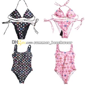 Maillot de bain imprimé papillon pour femmes, séchage rapide, deux pièces, de styliste, vêtements de natation