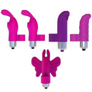 Papillon lapin doigt vibrateur femelle jouets sexuels produits jouet Massage g-spot Vibration boucle clitoridien lait 231129