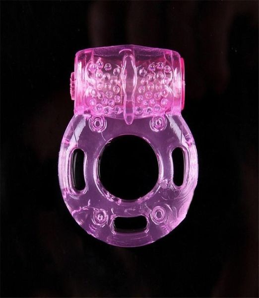 Butfly Ring Silicon Vibrant Cockring Pinis Anneaux Cock Ring Sex Toys Produits sexuels Pénis jouet adulte Vibrador5933485