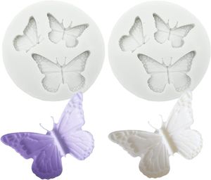 Vlinder Siliconen Mallen, Mini Vlinder Fondant Taart Bakvorm voor Chocolade Snoep Cupcake Cake Topper Decoratie 1224650