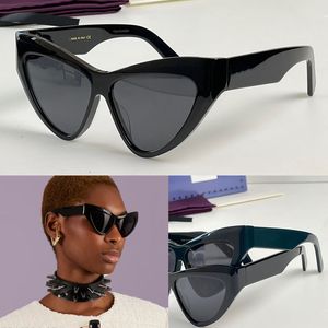 Gafas de sol de mariposa Diseñador de lujo popular Mujeres Barra de fiesta Retro Gafas con forma de ojo de gato Ocio Estilo salvaje Protección Acetato negro Casa aparece luneta 1294