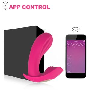 Vibromasseur papillon avec application compatible Bluetooth, vibrateur portable pour Gspot, jouet sexuel pour Couples et femmes, 240312