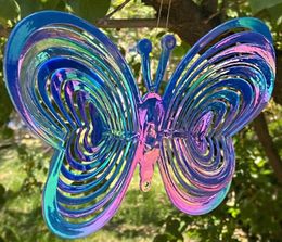 Butterfly Wind Spinner Abs Catcher de vent Aime Love Rotation Wind Carilon