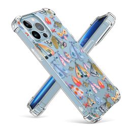 Butfly Zebra Léopard Téléphone pour Xiaomi 10 11 12 T S 12S 13 Pro Lite POCO C40 M3 X3 M4 M5 Couverture TPU à transport doux à l'amortisseur