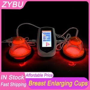 Billen Lifter Cup Vacuüm Borstvergroting busteverbetering Pompen therapie cupping stimulator grotere kont heupversterker machine Microstroom ROOD Licht Trillingen