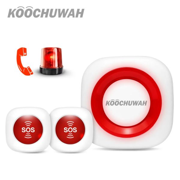 Bouton Koochuwah SOS Panic Bouton Alarme GSM SMS NOTIFICATION BOUTON AUTORATION AUTO ALLATION ALLARIE