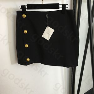 Bouton paquet hanche jupe femmes mode Sexy irrégulière taille haute jupes concepteur ceinture demi-jupe