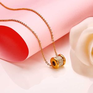 BUU ketting prachtige en compacte ketting nieuw klein voor vrouwen elegante volle diamant met originele ketting g5ll