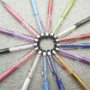 Koop aangepaste feest weggeefacties kleurrijke kristal stylus pen aangepaste print gratis met elke DesignEmailWeburl 220621