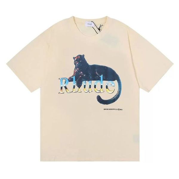 Comprar diseñador de moda de verano para hombre camisetas para mujer Rhude diseñadores para hombres tops carta polos bordado camisetas ropa sh289z