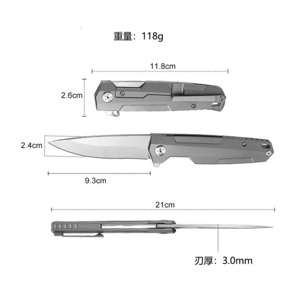 Compre cuchillo multifuncional de acero inoxidable en línea Cuchillos llavero de alta calidad, fáciles de transportar 983450