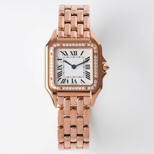 BVF hoogwaardig horloge roségoud plus diamant 316 fijne stalen kastband saffierglas spiegel Zwitsers quartz uurwerk 27MM