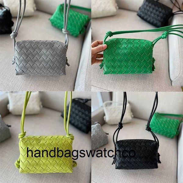 Bvs Venetaasbottegas Bolso Me Bolso tejido para cámara Bolso con lazo Elefante verde Gris Caramelo Mini bandolera Bolso cuadrado pequeño de mano cy