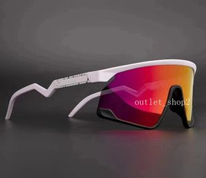 BXTR OO9280 Fietszonnebril UV400 3 lenzen Fietsbrillen Sport buiten Rijbril Fietsbril Gepolariseerde lens met hoesje voor heren dames