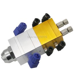 Válvula dispensadora de succión de líquido doble de cilindro doble BY-30AB accesorios dispensadores de válvula dispensadora de precisión