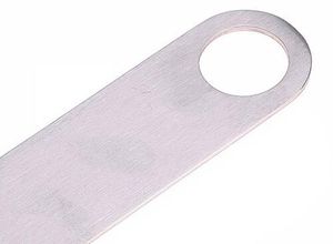 por DHL o EMS 500 piezas Speed Bottle Cap Opener Unique Large Flat Acero inoxidable Remover Bar Blade