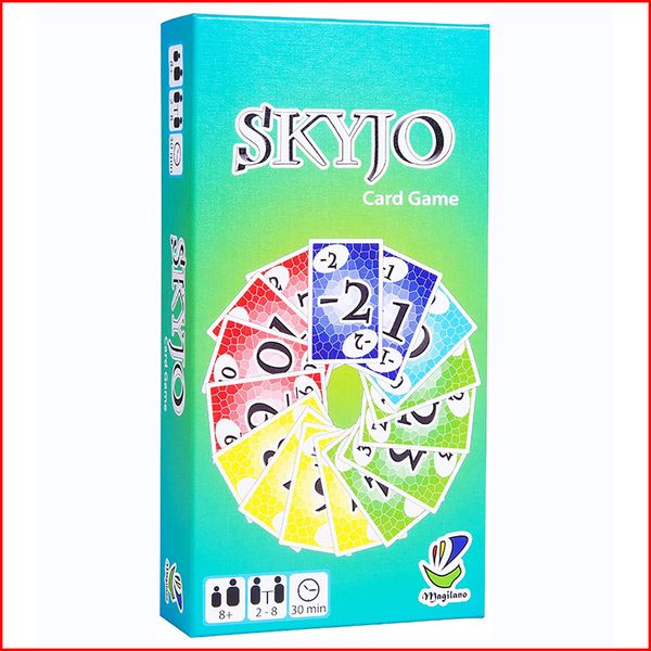 Par Sea Expédition Skyjo Card Party Interaction Entertainment Board Game Version anglaise du dortoir étudiant de la famille