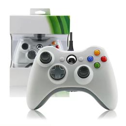 Por envío de mar Handle de consola GamePad Wired para Microsoft Xbox 360 Joystick Juegos Controladores Gampad Joypad Nostalgic con paquete