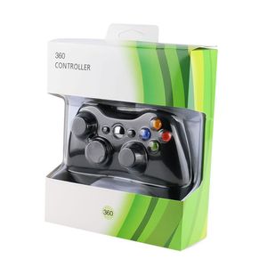 Par Sea Shipping Poignée de console de manette de jeu filaire USB pour contrôleur Microsoft Xbox 360 Contrôleurs de jeux de joystick Gampad Joypad Nostalgique avec emballage de vente au détail